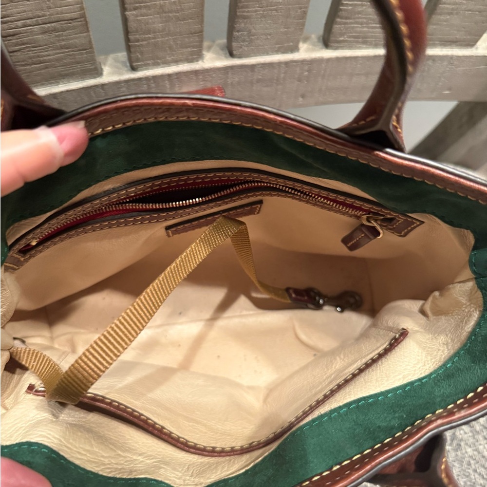 Dooney & Bourke Rich Brown Amelia Tote - Picture 4 of 5
